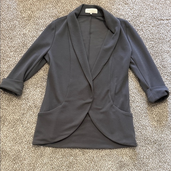 French Mauve Jackets & Blazers - Charcoal Women's Blazer